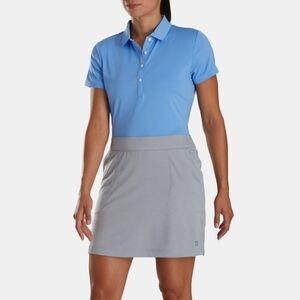 Footjoy Performance Interlock Knit Golf Skort Heather Gray Womens Size XS